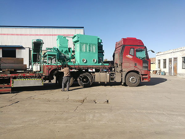 銅線破碎分離機(jī)發(fā)貨現(xiàn)場